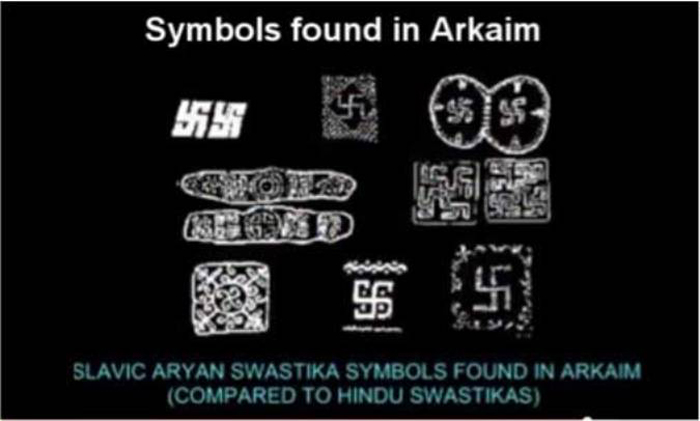 Những biểu tượng chữ Vạn của người Aryan được tìm thấy tại Arkaim